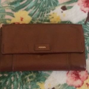 Fossil Leather Wallet, never used.